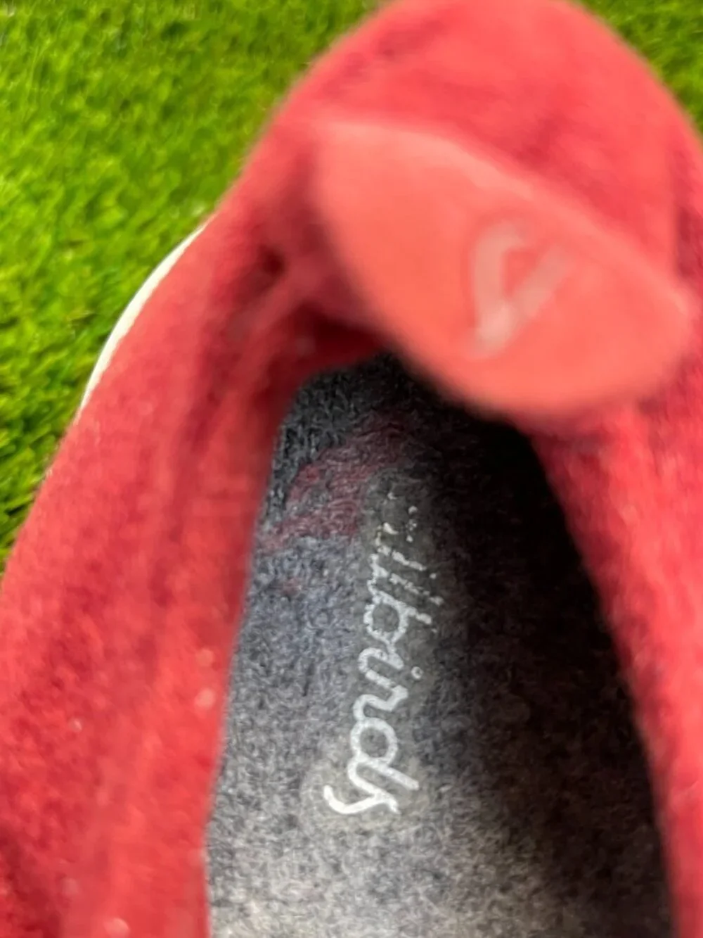 Allbirds Wool Runners Womens Size 9 Red White Athletic Running Shoes‎ Sneakers